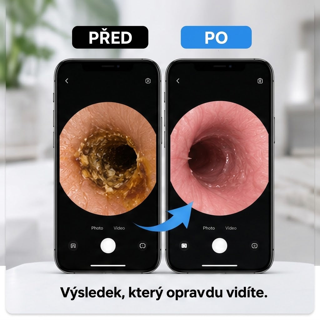 Chytrý čistič uší s integrovanou HD kamerou
